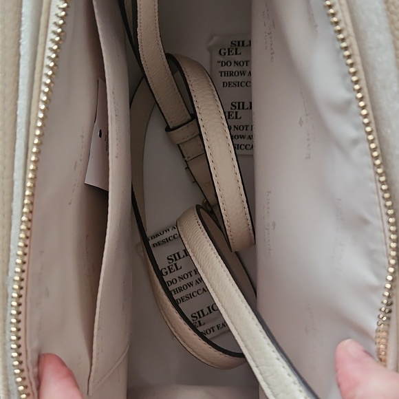 NEW NWT Kate Spade New York Lise Mulberry Street Milk Glass - Picture 6 of 6